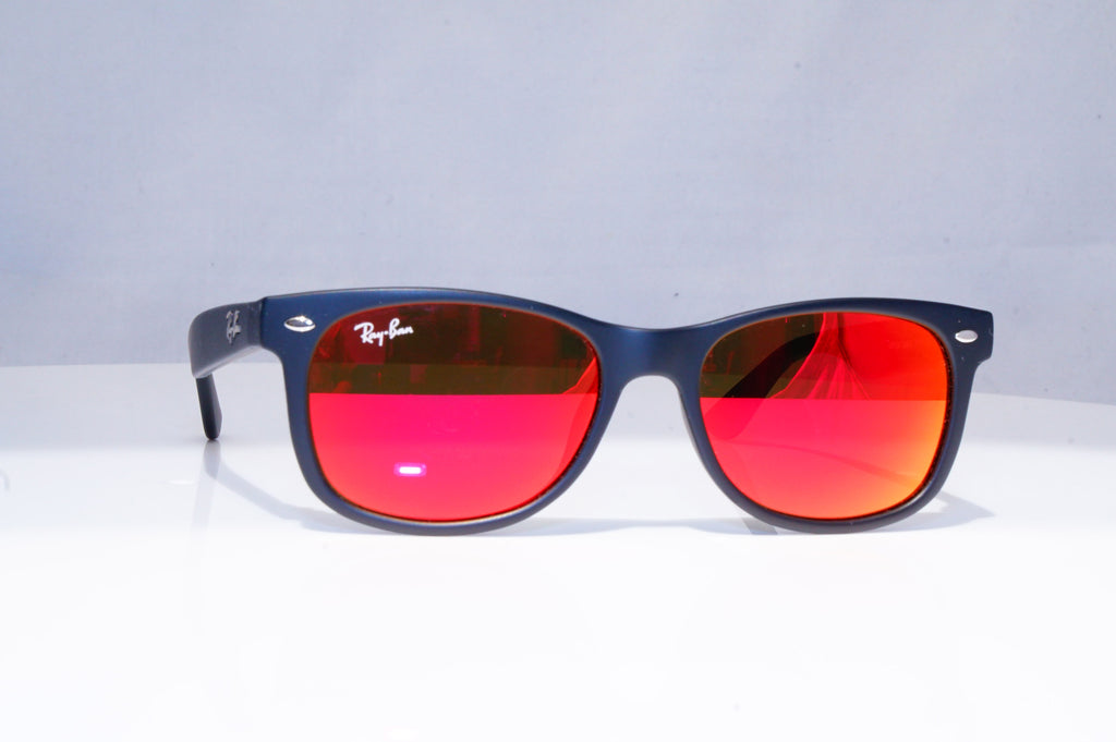 RAY-BAN Boys Girls Mirror Junior Sunglasses Orange New Wayfarer RJ 9052 18716