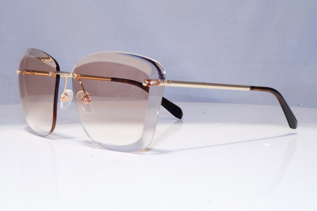 CHANEL Womens Boxed Designer Sunglasses Gold Square 4221 395/3B 21330