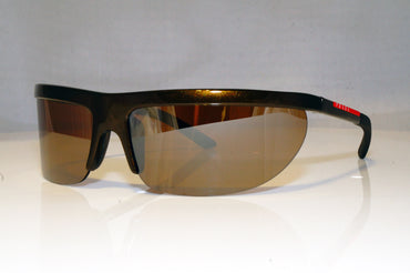 PRADA Mens Vintage 1990 Designer Sunglasses Brown Wrap SPS 04B 6AC-501 17563
