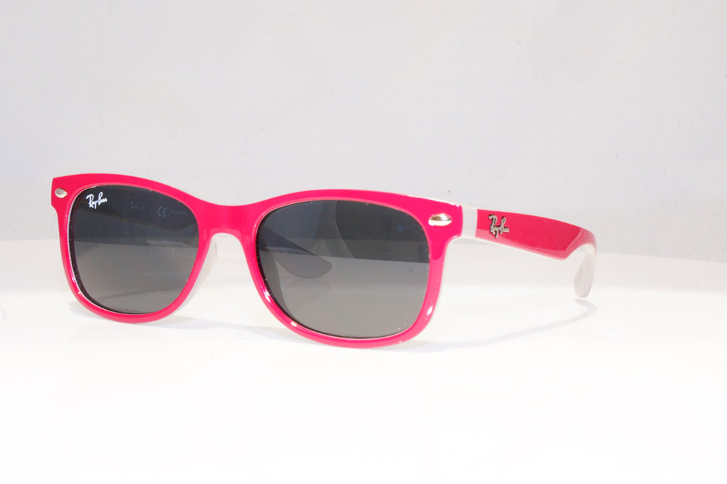 RAY-BAN Boys Girls Junior Sunglasses Red New Wayfarer RJ 9052 177/87 18729