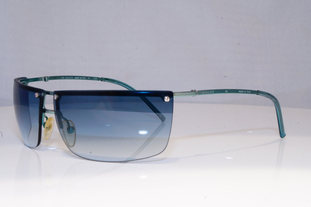 GUCCI Mens Designer Sunglasses Teal Wrap GG 2653 L7E 19675