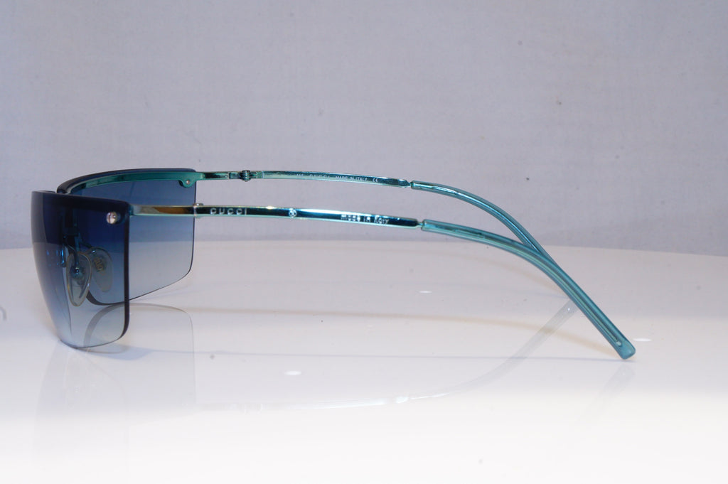 GUCCI Mens Designer Sunglasses Teal Wrap GG 2653 L7E 19675