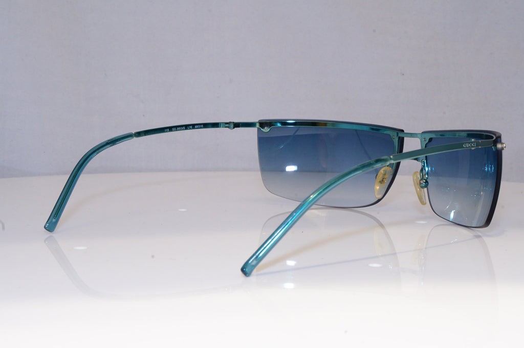 GUCCI Mens Designer Sunglasses Teal Wrap GG 2653 L7E 19675