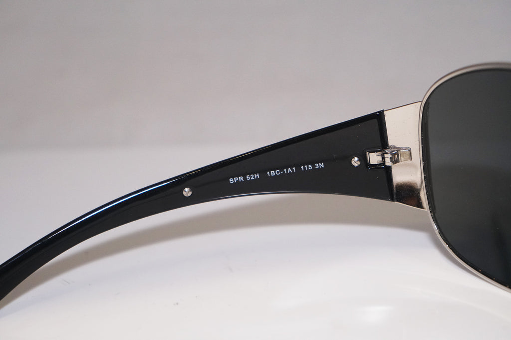 PRADA Mens Designer Sunglasses Black Shield SPR 52H 1BC-1A1 15415