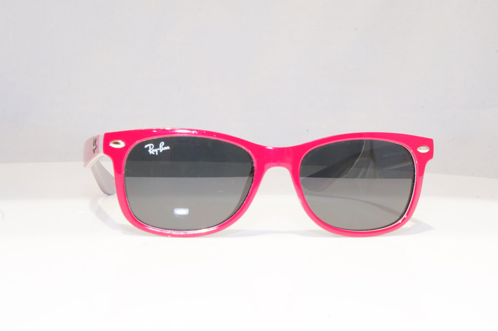 RAY-BAN Boys Girls Junior Sunglasses Red New Wayfarer RJ 9052 177/87 18717