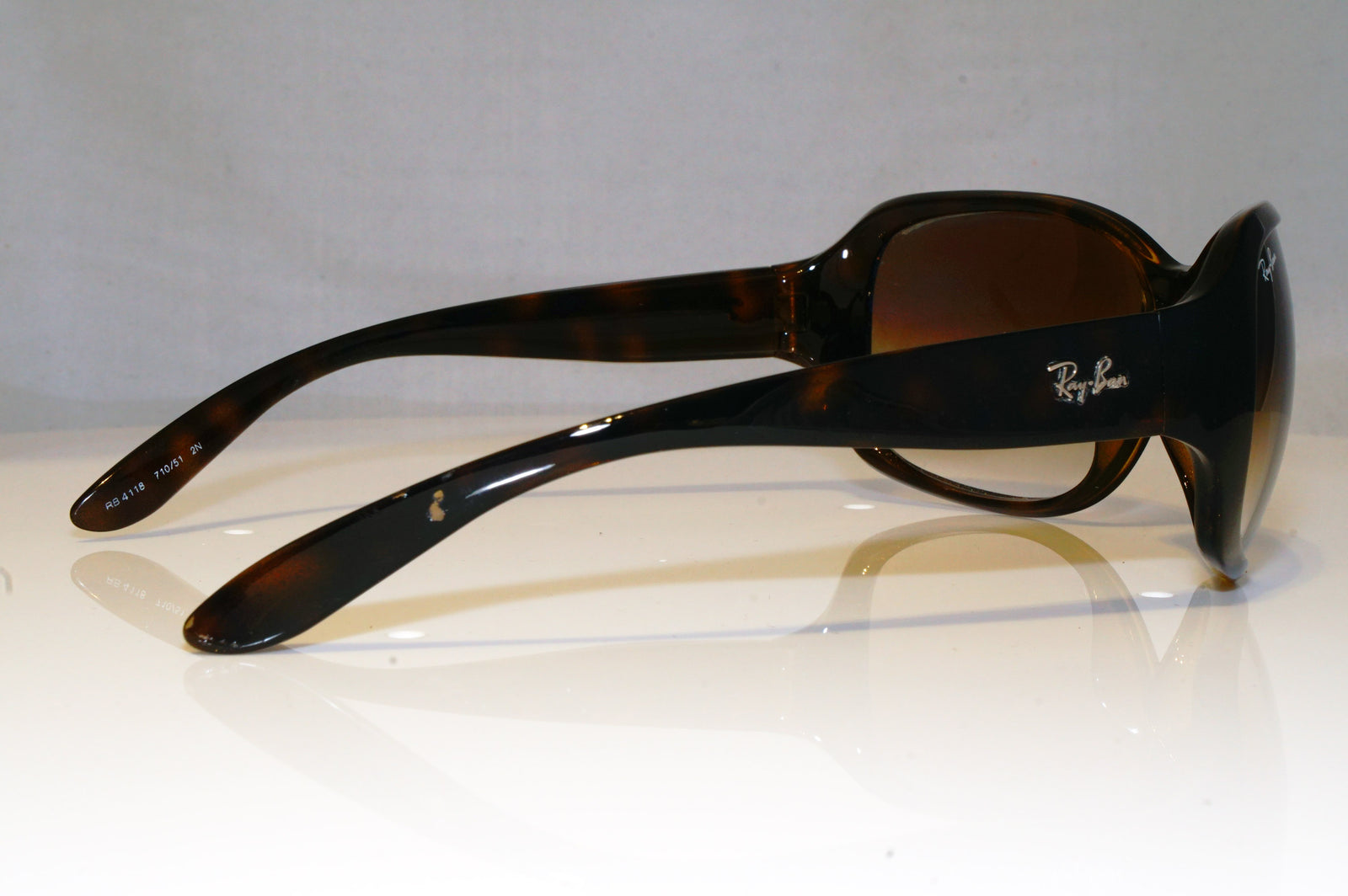 RAY BAN Womens Designer Sunglasses Brown Butterfly RB 4118 710 51