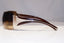 PRADA Mens Womens Boxed Oversized Sunglasses Brown Shield SPR 04I 7N6-6S1 21104