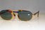 CAZAL Mens Vintage 1990 Designer Sunglasses Gold Rectangle MOD 252 GLD 17569