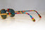 CAZAL Mens Vintage 1990 Designer Sunglasses Gold Rectangle MOD 252 GLD 17569