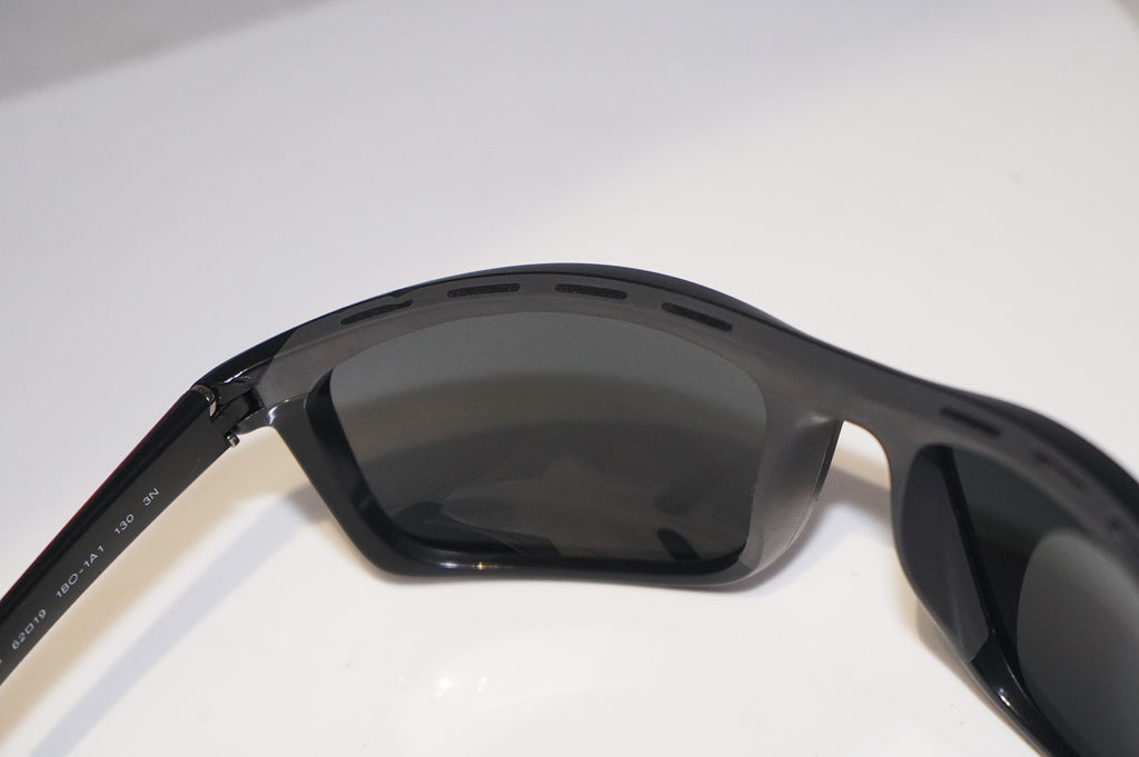PRADA Mens Designer Sunglasses Black Wrap SPS 04P 1BO-1A1 15303