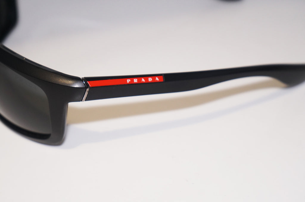 PRADA Mens Designer Sunglasses Black Wrap SPS 04P 1BO-1A1 15303