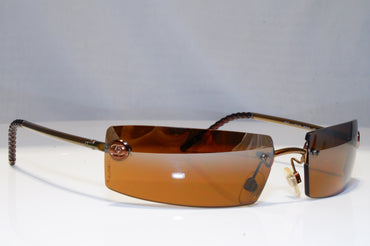 CHANEL Mens Womens Mirror Vintage Sunglasses Brown Rectangle 4047 184/59 21821
