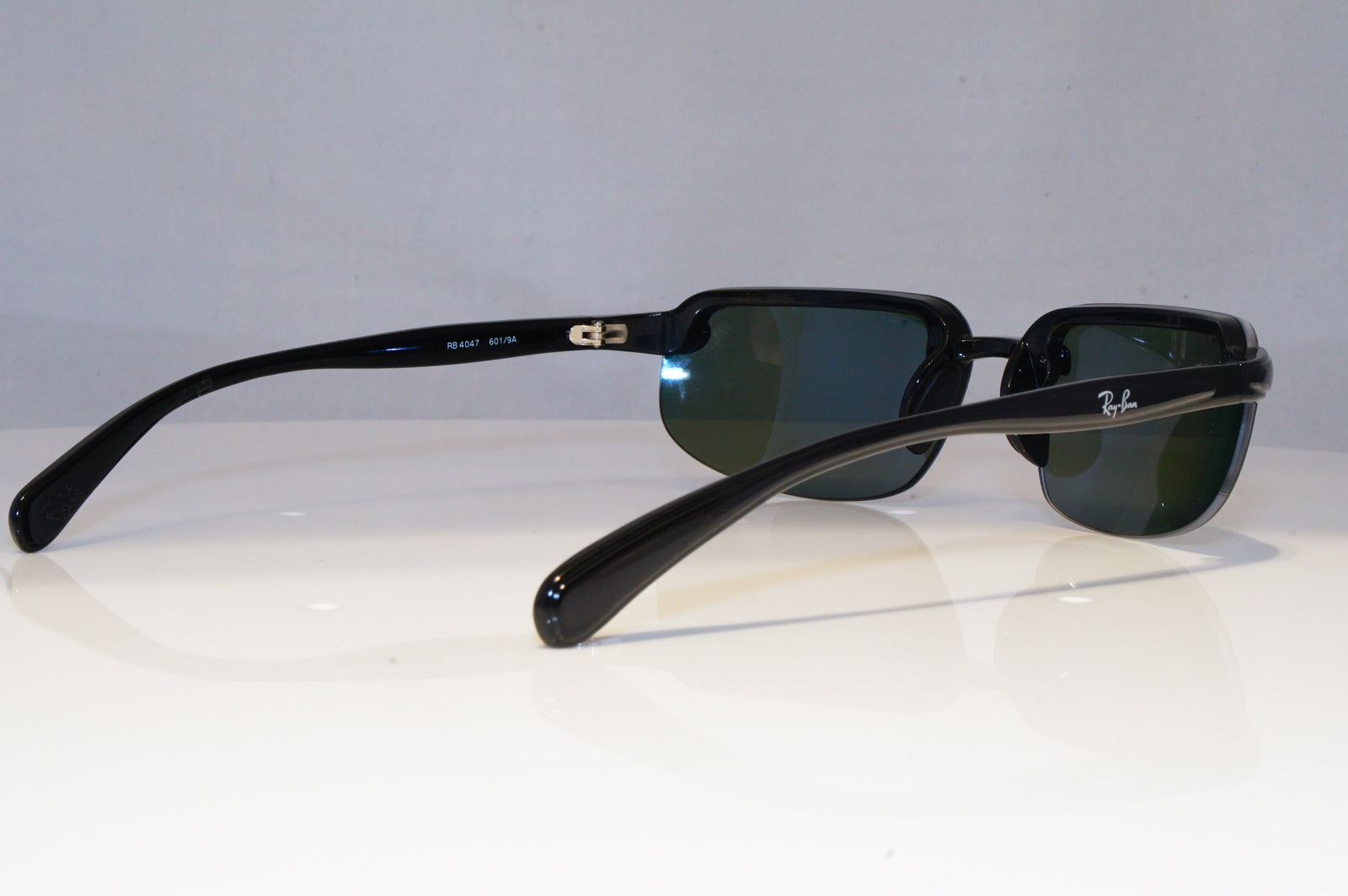 RAY BAN Mens Polarized Vintage Designer Sunglasses Black RB 4047