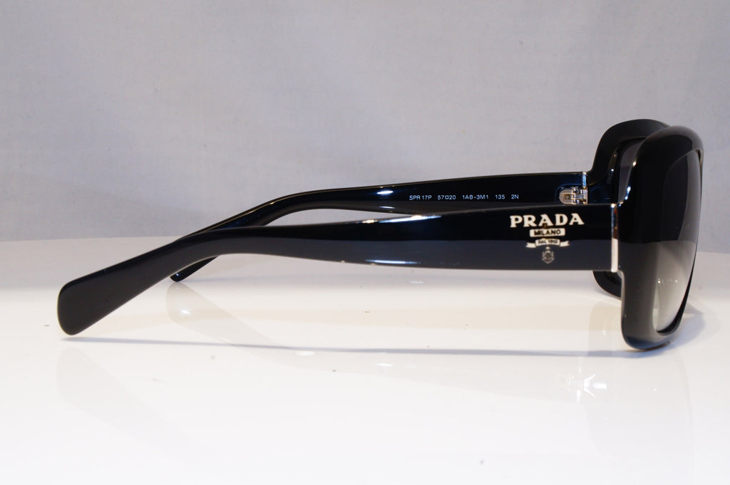 PRADA Womens Designer Sunglasses Black Square SPR 17P 1AB-3M1 21819