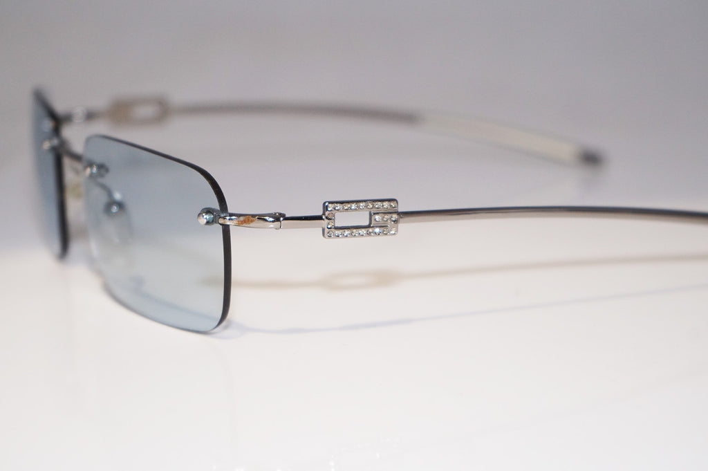 GUCCI 1990 Vintage Mens Unisex Designer Sunglasses Silver GG 1777 6LBXY 15366