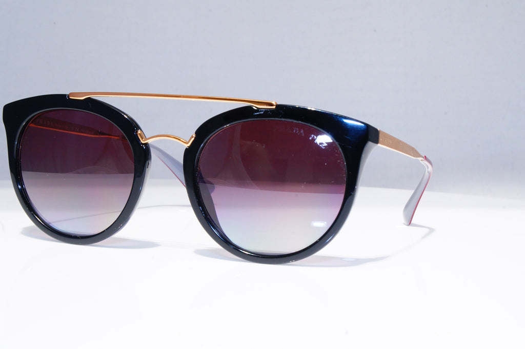 PRADA Womens Polarized Designer Sunglasses Black CINEMA SPR 23S 1AB-2AO 18439