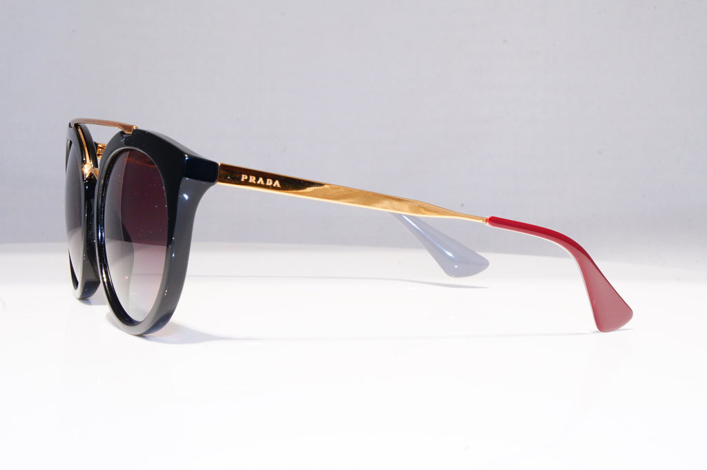 PRADA Womens Polarized Designer Sunglasses Black CINEMA SPR 23S 1AB-2AO 18439