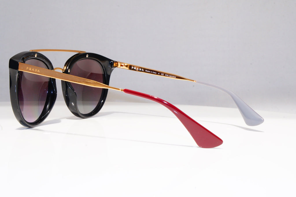 PRADA Womens Polarized Designer Sunglasses Black CINEMA SPR 23S 1AB-2AO 18439