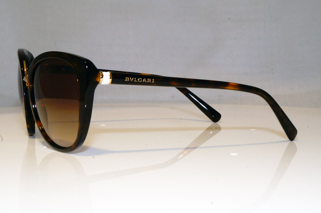 BVLGARI Womens Boxed Designer Sunglasses Brown Cat Eye 8177 504/13 17589