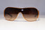 PRADA Mens Womens Unisex Designer Sunglasses Gold Shield SPR 57L 7OE-6S1 20813