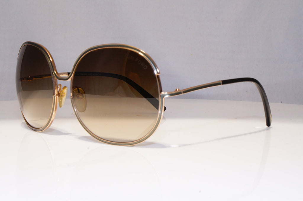 TOM FORD Womens Designer Sunglasses Gold Round Alexandra TF 118 28P 21812