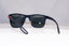 PRADA Mens Designer Sunglasses Black Cat Eye SPS 56Q DGO-1A1 18303