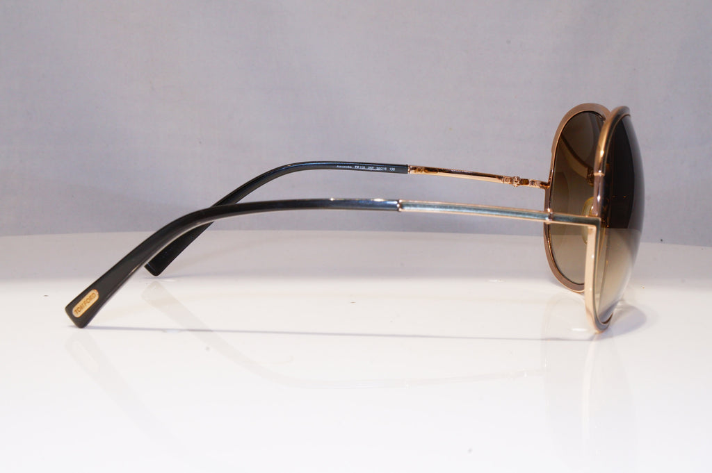 TOM FORD Womens Designer Sunglasses Gold Round Alexandra TF 118 28P 21812