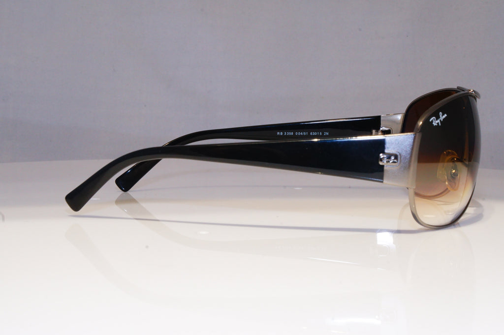RAY-BAN Mens Designer Sunglasses Silver Pilot RB 3358 004/51 20714