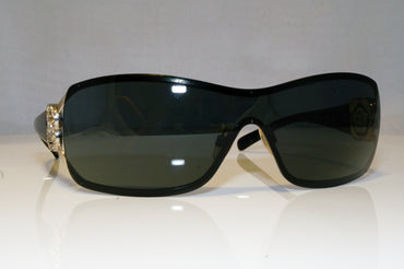 CHANEL Womens Diamante Boxed Designer Sunglasses Black Shield 4164-B 12787 17559