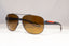 PRADA Mens Polarized Designer Sunglasses Black Pilot SPS 58Q DG0-5Y1 18257