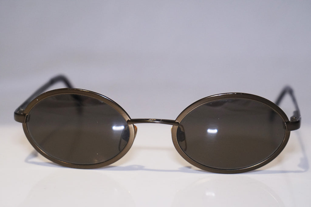 EMPORIO ARMANI Vintage Mens Designer Sunglasses Brown Oval 090-S 1029 15297