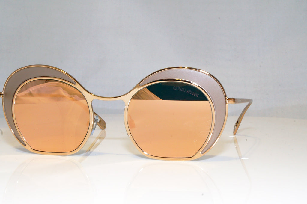 GIORGIO ARMANI Womens Designer Sunglasses Gold Round AR 6073 3011/4Z 17553