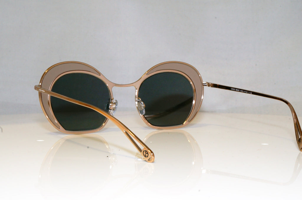 GIORGIO ARMANI Womens Designer Sunglasses Gold Round AR 6073 3011/4Z 17553