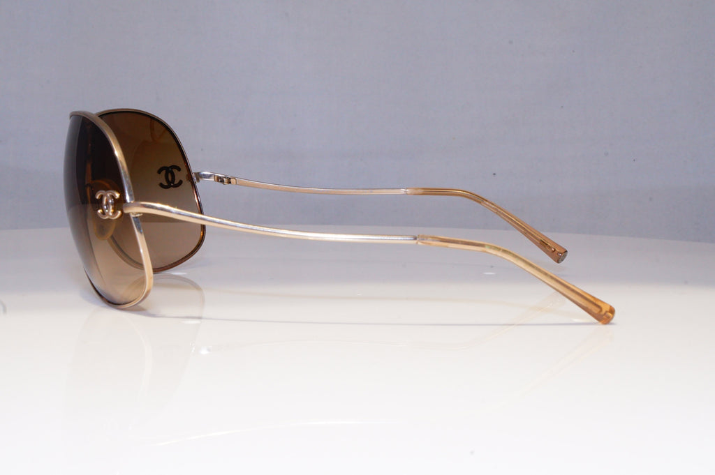 CHANEL Womens Designer Sunglasses Silver Pilot 4132 GLD 20706