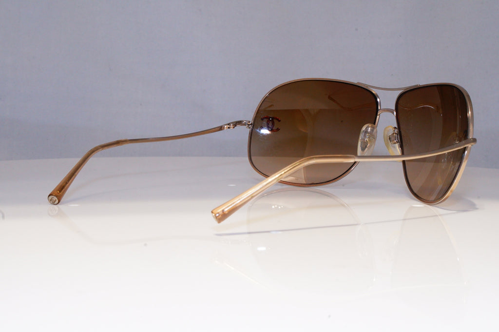 CHANEL Womens Designer Sunglasses Silver Pilot 4132 GLD 20706