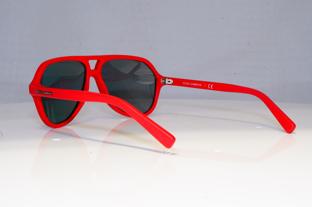 DOLCE & GABBANA Childs Boys Designer Sunglasses Red Pilot DG 4201 588/6Q 19690