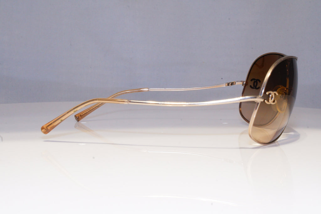 CHANEL Womens Designer Sunglasses Silver Pilot 4132 GLD 20706