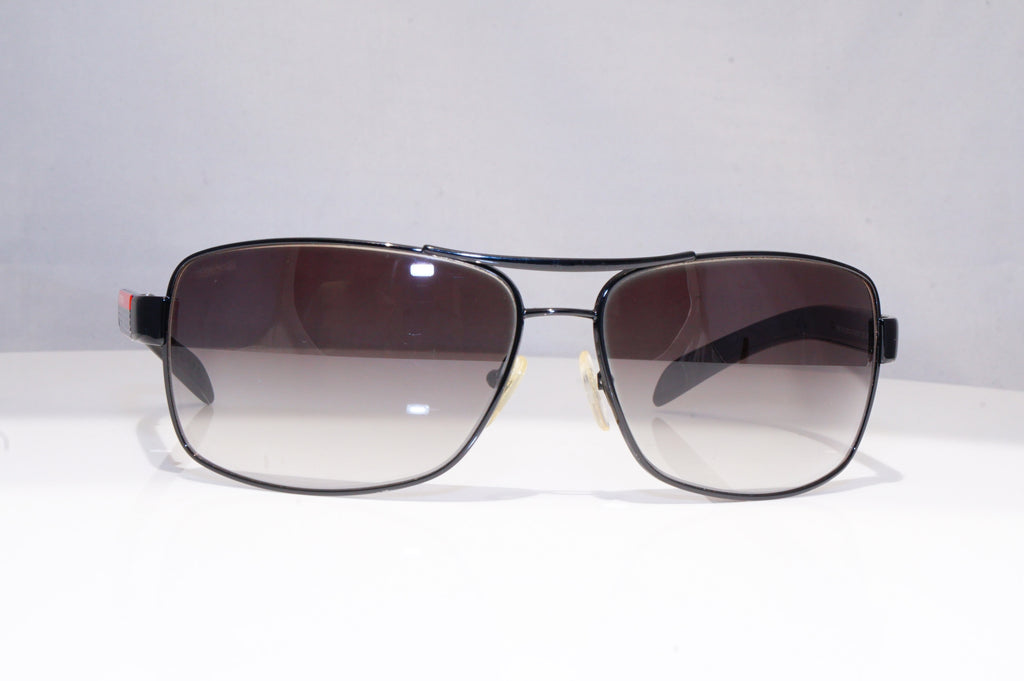 PRADA Mens Designer Sunglasses Black Wrap SPS 54I 7AXOA7 18409