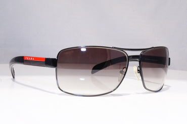 PRADA Mens Designer Sunglasses Black Wrap SPS 54I 7AXOA7 18409