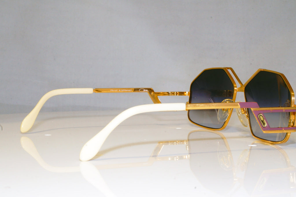 CAZAL Mens Unisex Designer Sunglasses Gold Rectangle 234 GLD 17548