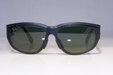 RAY-BAN Mens Vintage 1992 Designer Sunglasses Square OLYMPIC 36 USC BLK 19713