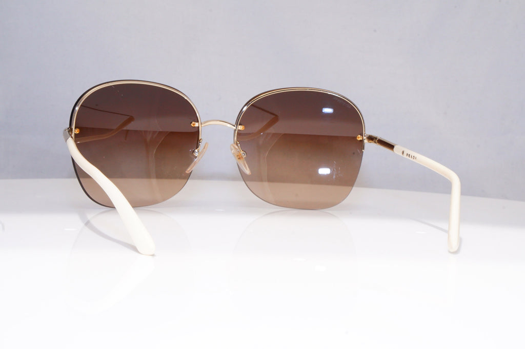 PRADA Womens Designer Sunglasses White Round SPR 16I 1AG-6S1 18431