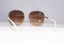 PRADA Womens Designer Sunglasses White Round SPR 16I 1AG-6S1 18431