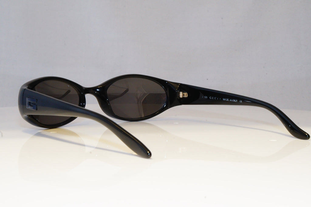 GUCCI Mens Womens Vintage Designer Sunglasses Black Rectangle GG 2457 E1K 20802
