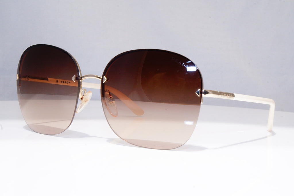 PRADA Womens Designer Sunglasses White Round SPR 16I 1AG-6S1 18431