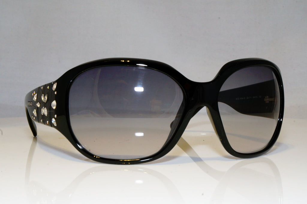 VERSACE Womens Diamante Designer Sunglasses Black Butterfly 4094-B GB1/11 17558