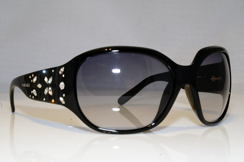 VERSACE Womens Diamante Designer Sunglasses Black Butterfly 4094-B GB1/11 17558