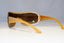 PRADA Mens Womens Designer Sunglasses Gold Shield SPR 63H 5AK-6S1 20756