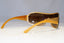 PRADA Mens Womens Designer Sunglasses Gold Shield SPR 63H 5AK-6S1 20756