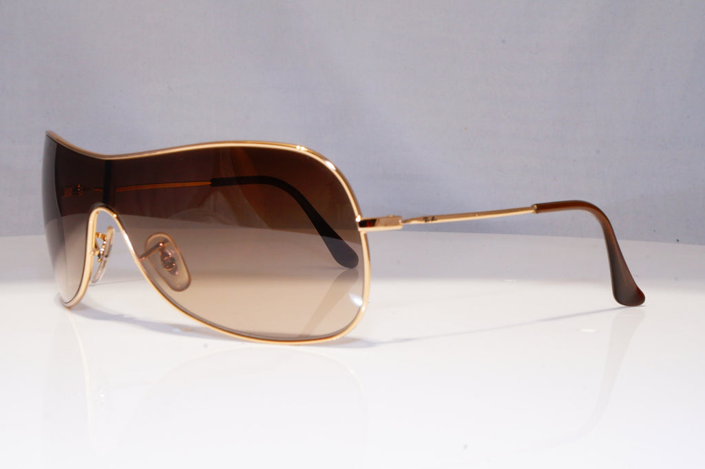 RAY-BAN Mens Womens Sunglasses Gold Shield EXTRA SMALL RB 3211 001/13 21803